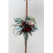 The Flower Arch Arrangement in Burgundy & Beige | Faux Floral Archway for Wedding