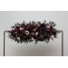  Flower arch arrangement in purple burgundy beige black colors.  Arbor flowers. Floral archway. Faux flowers for wedding arch. 5016