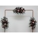  Flower arch arrangement in purple burgundy beige black colors.  Arbor flowers. Floral archway. Faux flowers for wedding arch. 5016