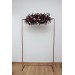  Flower arch arrangement in purple burgundy beige black colors.  Arbor flowers. Floral archway. Faux flowers for wedding arch. 5016