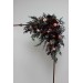  Flower arch arrangement in purple burgundy beige black colors.  Arbor flowers. Floral archway. Faux flowers for wedding arch. 5016