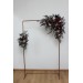  Flower arch arrangement in purple burgundy beige black colors.  Arbor flowers. Floral archway. Faux flowers for wedding arch. 5016