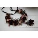 Purple burgundy beige black flower crown. Hair wreath. Flower girl crown. Wedding flowers. 5016