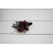 Wedding Boutonniere & Wrist Corsage in Purple, Burgundy, Beige & Black | Faux Flower Accessories