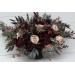 Wedding bouquets in purple burgundy beige black  colors. Bridal bouquet. Cascading bouquet. Faux bouquet. Bridesmaid bouquet. 5016