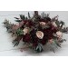 Wedding bouquets in purple burgundy beige black  colors. Bridal bouquet. Cascading bouquet. Faux bouquet. Bridesmaid bouquet. 5016