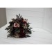 Wedding bouquets in purple burgundy beige black  colors. Bridal bouquet. Cascading bouquet. Faux bouquet. Bridesmaid bouquet. 5016