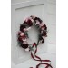 Burgundy dusty pink flower crown. Hair wreath. Flower girl crown. Wedding flowers. 5019
