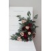  Flower arch arrangement in burgundy beige colors.  Arbor flowers. Floral archway. Faux flowers for wedding arch. 5018