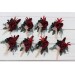 Wedding Boutonnieres & Wrist Corsage in Burgundy & Beige | Faux Flower Accessories