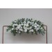  Flower arch arrangement in white colors.  Arbor flowers. Floral archway. Faux flowers for wedding arch. 5021