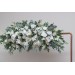  Flower arch arrangement in white colors.  Arbor flowers. Floral archway. Faux flowers for wedding arch. 5021