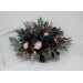 Wedding bouquets in burgundy navy blue blush pink colors. Bridal bouquet. Cascading bouquet. Faux bouquet. Bridesmaid bouquet. 5022-1