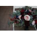 Wedding bouquets in burgundy navy blue blush pink colors. Bridal bouquet. Cascading bouquet. Faux bouquet. Bridesmaid bouquet. 5022