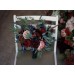 Wedding bouquets in burgundy navy blue blush pink colors. Bridal bouquet. Cascading bouquet. Faux bouquet. Bridesmaid bouquet. 5022