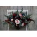 Wedding bouquets in burgundy navy blue blush pink colors. Bridal bouquet. Cascading bouquet. Faux bouquet. Bridesmaid bouquet. 5022