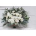 Wedding bouquets in white and ivory colors. Bridal bouquet. Faux bouquet. Bridesmaid bouquet. 5021-1