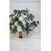 Wedding bouquets in white colors. Bridal bouquet. Cascading bouquet. Faux bouquet. Bridesmaid bouquet. 5021