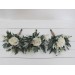 Wedding bouquets in white colors. Bridal bouquet. Cascading bouquet. Faux bouquet. Bridesmaid bouquet. 5021