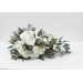 Wedding bouquets in white colors. Bridal bouquet. Cascading bouquet. Faux bouquet. Bridesmaid bouquet. 5021