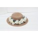 White flower crown. Hair wreath. Flower girl crown. Wedding flowers. 5021