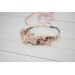 Blush pink flower crown. Hair wreath. Flower girl crown. Wedding flowers. 5027