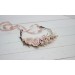 Blush Pink Floral Crown – Elegant Faux Hair Wreath for Bridesmaids and Flower Girls