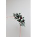  Flower arch arrangement in burgundy navy blue cream colors.  Arbor flowers. Floral archway. Faux flowers for wedding arch. 5024