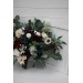 Wedding bouquets in burgundy navy blue cream colors. Bridal bouquet. Faux bouquet. Bridesmaid bouquet. 5024