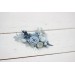 Flower comb in dusty blue  color scheme. Wedding accessories for hair. Bridal flower comb. Bridesmaid floral comb. 5033