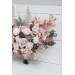 Wedding Bouquets in Beige & Blush Pink | Faux Bridal & Bridesmaid Bouquets