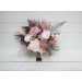 Wedding Bouquets in Beige & Blush Pink | Faux Bridal & Bridesmaid Bouquets