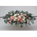  Flower arch arrangement in  blush pink white peach colors.  Arbor flowers. Floral archway. Faux flowers for wedding arch. 5035