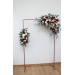 Flower arch arrangement in burgundy pink ivory colors.  Arbor flowers. Floral archway. Faux flowers for wedding arch. 5036
