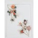 Set of hair pins in blush pink white peach color scheme. Hair accessories. Flower accessories for wedding. 5035