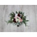 Wedding bouquets in burgundy blush pink ivory white colors. Bridal bouquet. Faux bouquet. Bridesmaid bouquet. 5036