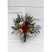 Cascading Fall Wedding Bouquet with Orchids & Dahlias | Faux Bridal & Bridesmaid Bouquets