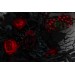 Halloween wedding bouquets in black and red colors. Bridal bouquet. Faux bouquet. Bridesmaid bouquet. 5041