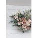 Wedding bouquets in beige blush pink colors. Bridal bouquet. Faux bouquet. Bridesmaid bouquet. 5043