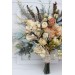 Wedding bouquets in champagne ivory colors. Bridal bouquet. Faux bouquet. Bridesmaid bouquet. 5044