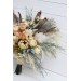 Wedding bouquets in champagne ivory colors. Bridal bouquet. Faux bouquet. Bridesmaid bouquet. 5044
