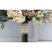 Wedding bouquets in champagne ivory colors. Bridal bouquet. Faux bouquet. Bridesmaid bouquet. 5044