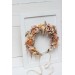 Beige pale orange flower crown. Hair wreath. Flower girl crown. Wedding flowers. 5045