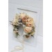 Champagne ivory flower crown. Hair wreath. Flower girl crown. Wedding flowers. 5044