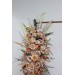  Flower arch arrangement in beige pale orange colors.  Arbor flowers. Floral archway. Faux flowers for wedding arch. 5045