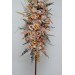  Flower arch arrangement in beige pale orange colors.  Arbor flowers. Floral archway. Faux flowers for wedding arch. 5045