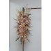  Flower arch arrangement in beige pale orange colors.  Arbor flowers. Floral archway. Faux flowers for wedding arch. 5045