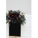  Flower arch arrangement in burgundy navy blue colors.  Arbor flowers. Floral archway. Faux flowers for wedding arch. 5047