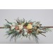  Flower arch arrangement in champagne ivory colors.  Arbor flowers. Floral archway. Faux flowers for wedding arch. 5044