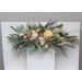  Flower arch arrangement in champagne ivory colors.  Arbor flowers. Floral archway. Faux flowers for wedding arch. 5044
